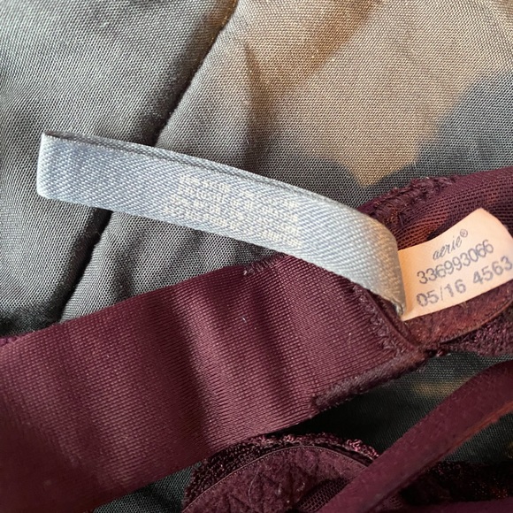 Dark red (burgundy) Aerie bra - Picture 7 of 7